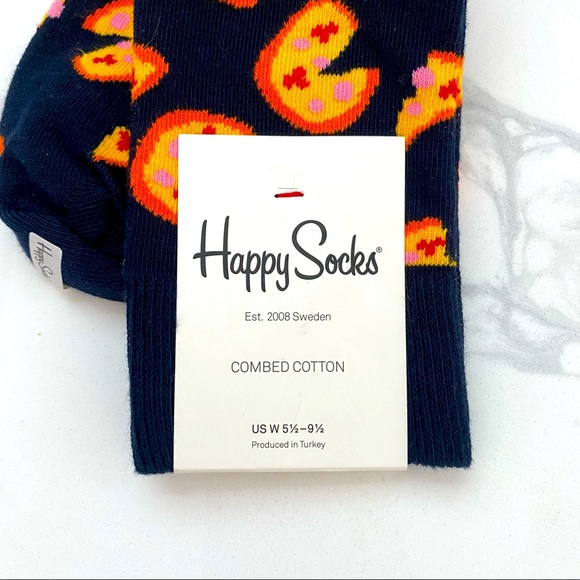 Pizza Print Socks - Happy Socks - NWT! - Picture 2 of 3